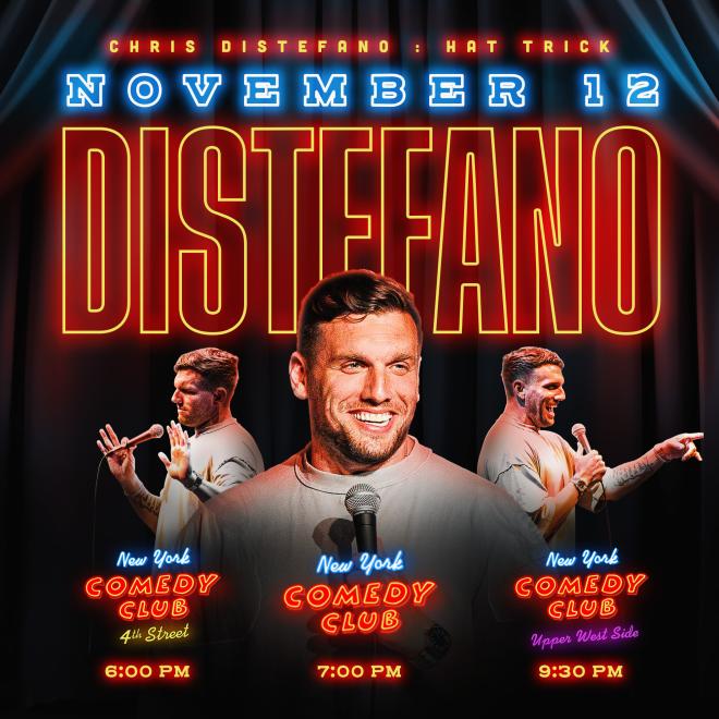 Chris Distefano Tour Poster 2026